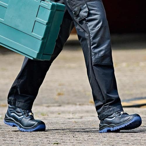Sicherheitsstiefel ANKLAM Gr.43 W.10,5 schwarz/blau S3 FO SR ESD EN20345