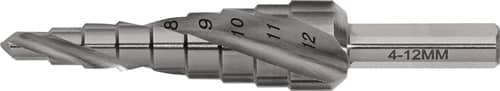 TECWERK Stufenbohrer Bohrber.4-12mm HSS Spiralnut Z.2 Stufen 9 TECWERK