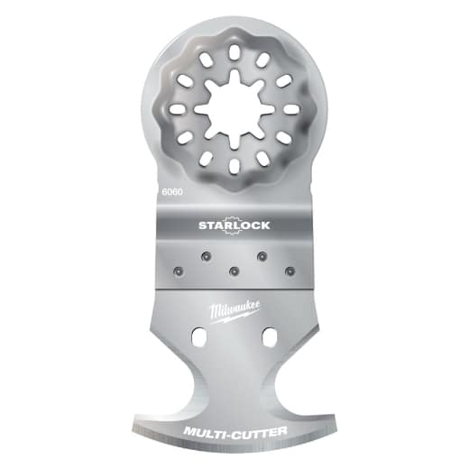 MILWAUKEE 40 mm Multitool Starlock Messer zum Schneiden von Teppich, PVC, Karton, Dachpappe