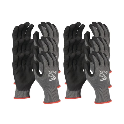 MILWAUKEE Größe 11 (XXL) 12er Pack Schnittschutzhandschuhe Klasse 5/E