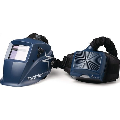BÖHLER WELDING Schweißerschutzhelm Guardian50M Air Kit inkl.Kassette 50x100mm DIN 4,9-13