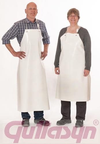 GUTTASYN PVC Säureschürze Guttasyn® FR5 L.ca.120xB.ca.90cm weiß GUTTASYN