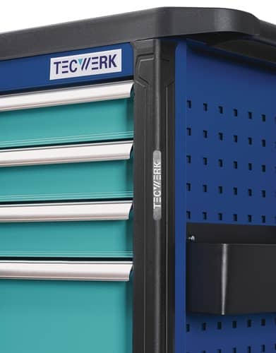 TECWERK Werkzeugwagen PLUS 2.0 B760xT465xH1030mm 500kg 6Schubl.unbest.Stahlbl.TECWERK