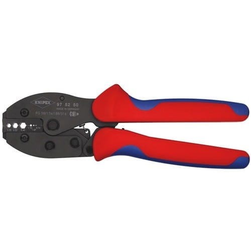 KNIPEX Crimpzange PreciForce® L.220mm 0,72/1,07/1,72/3,25/4,52/5,4mm 498g KNIPEX