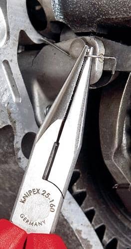 KNIPEX Flachrundzange L.160mm flach/rund ger.pol.Comfort-Griff KNIPEX