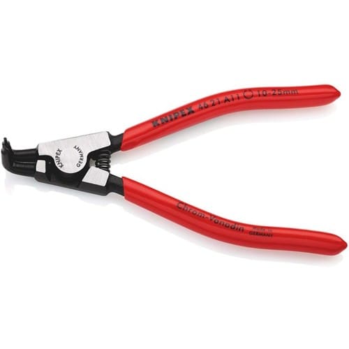 KNIPEX Außensicherungsringzange A 11 f.Wellen D.10-25mm 90Grad gew.pol.L.125mm KNIPEX