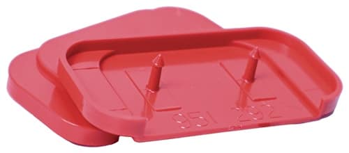 GFS Ersatzoberplatte Typ K Ersatzteil f.Haube Typ K 1 Macrolon-Kunststoff rot GFS