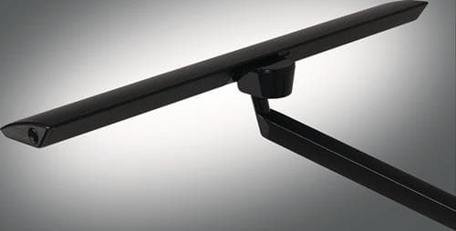 HANSA Schreibtischleuchte LED Zirkon Aluminium,ABS,Eisen,PC schwarz H.820mm m.Klemme