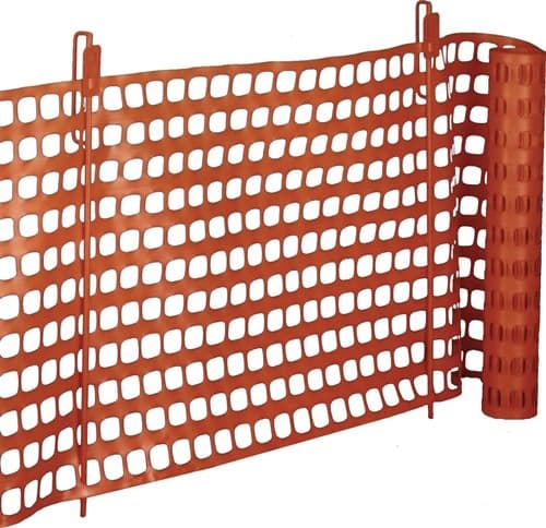 WEMAS Fangzaun Thermoplast L.50m H.1m verkehrsorange 6kg WEMAS