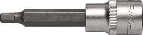 TECWERK Steckschlüsseleinsatz 1/2 Zoll Innen-6-kant SW 6mm L.90mm TECWERK