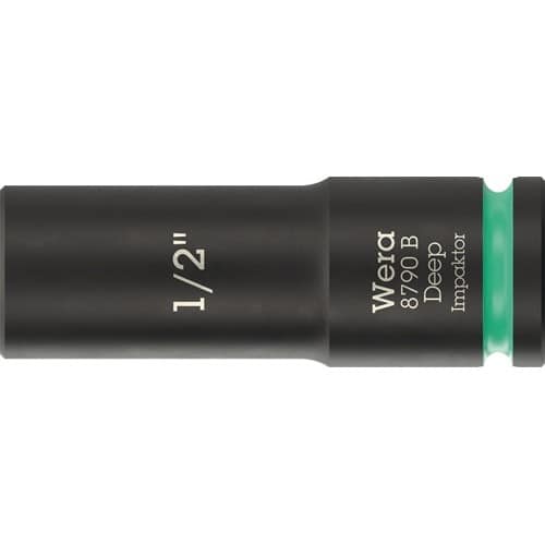 WERA Steckschlüsseleinsatz 8790 B Impaktor Deep 3/8 Zoll 1/2 Zoll L.63mm WERA