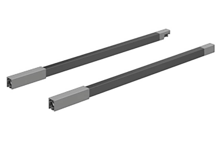 HETTICH Doppelreling InnoTech Atira, 520 mm, rechts, anthrazit, 9195049