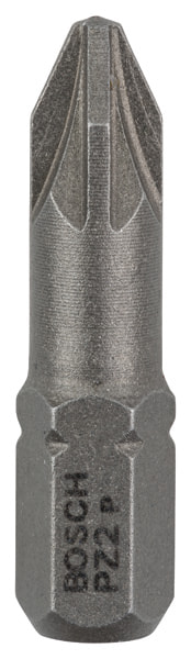 BOSCH Schrauberbit Extra-Hart PZ 2, 25 mm, 25er-Pack