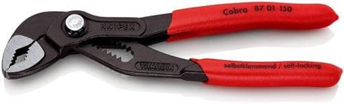 KNIPEX Wasserpumpenzange Cobra® L.150mm Spann-W.30mm pol.Ku.-Überzug KNIPEX
