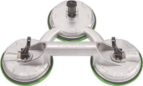 TECWERK Saugheber Trgf.100kg Kopf-D.118mm 3 Köpfe Alu TECWERK