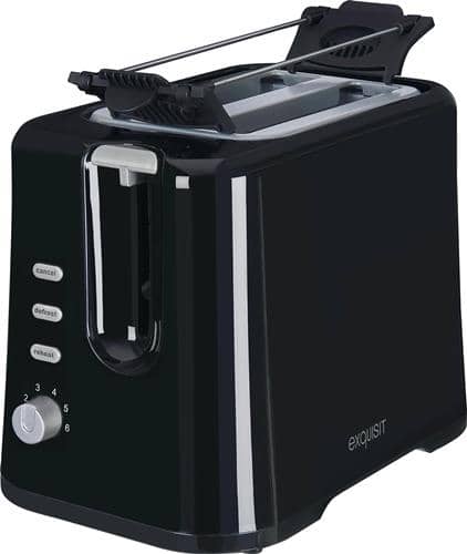 Nordwest 2-Schlitz Toaster TA 3102 swi 870 W schwarz-Inox 2 Toastscheiben