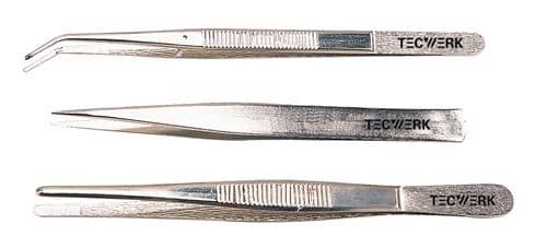 TECWERK Pinzettenset 3tlg.TECWERK