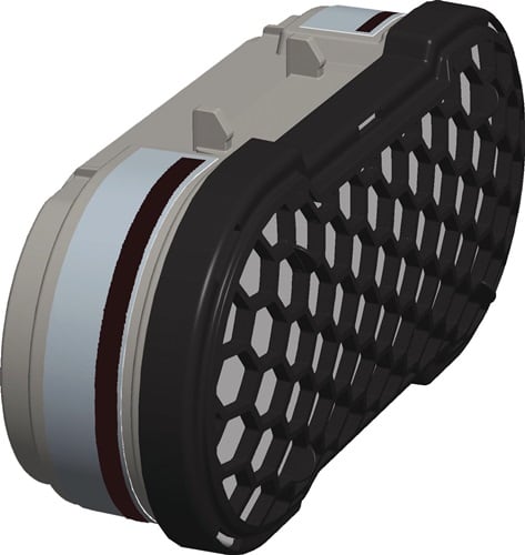 CLEANSPACE Kombinationsfilter CleanSpace™ PAF-0050 f.CleanSpace 2,Ex u.Ultra TM3 A1 P3 SL R