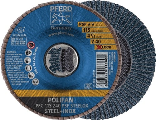 Fächerscheibe X-LOCK PSF Z STEELOX PFERD TOOLS