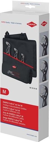 KNIPEX Zangensatz S8 Cobra® Inh.3-tlg.pol.Rolltasche KNIPEX