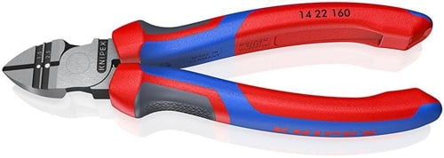 KNIPEX Abisolierseitenschneider L.160mm 1,5/2,5mm² pol.Mehrkomp.-Hüllen KNIPEX