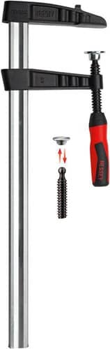 BESSEY Temperguss-Schraubknecht TGK-2K Spann-W.2000mm A.120mm 2K-Griff 35x11mm BESSEY