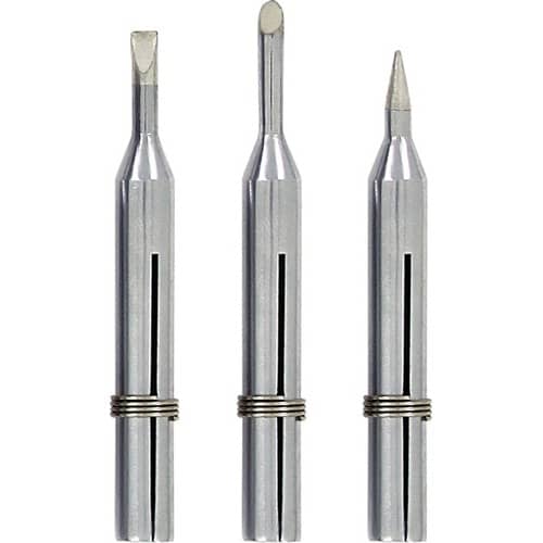 Lötspitzenset LONG-LIFE 15W angeschrägt/bleistiftspitz/meißelförmig B.4mm