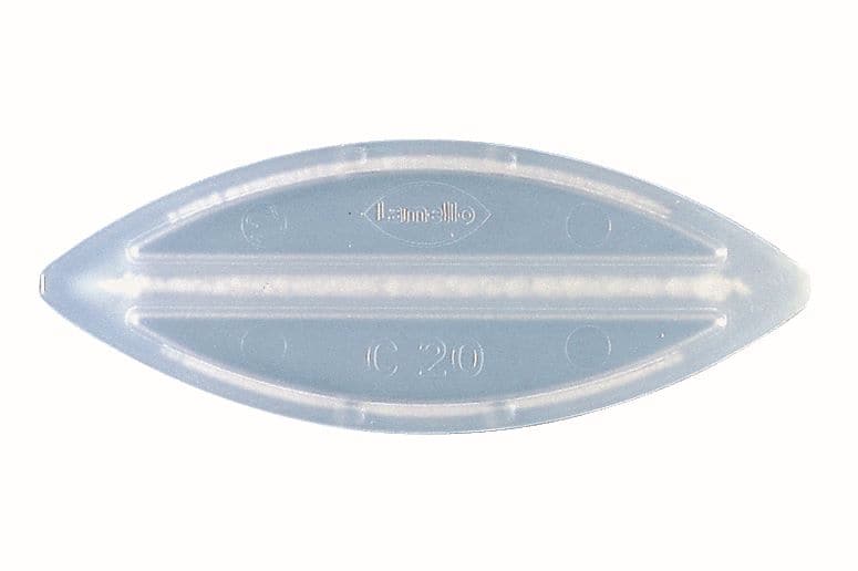 LAMELLO C20 transparente Lamelle, 250 Stück, 145010