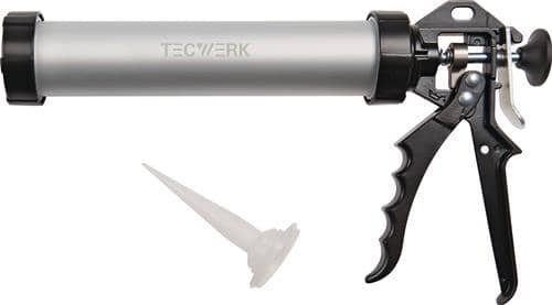 TECWERK Handfugenpistole Profi geschl.f.310ml Kartuschen/Beutel b.400ml TECWERK