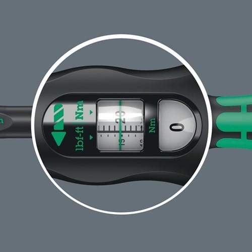 WERA Drehmomentschlüsselset Click-Torque A 6 Set 1 20tlg.2,5-25 Nm 1/4 Zoll WERA