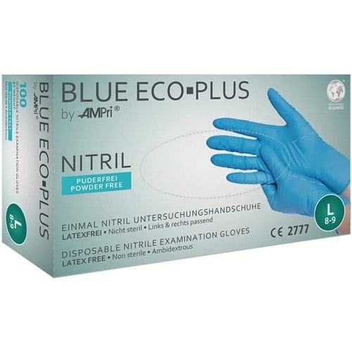 AMPRI Einw.-Handsch.Blue Eco Plus Gr.XL blau Nitril 100 St./Box