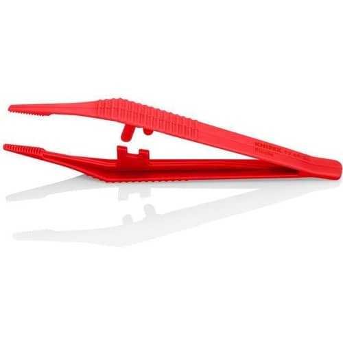 KNIPEX Kunststoffpinzette L.130mm ger.Spitzenbreite 3,5mm KNIPEX
