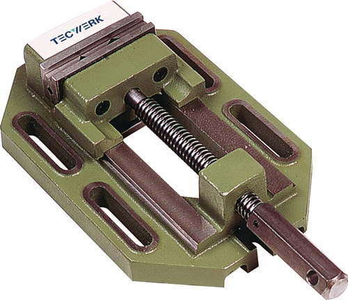 TECWERK Bohrmaschinenschraubstock Backen-B.125mm Spann-W.130mm TECWERK