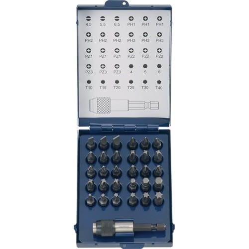 TECWERK Bitsortiment 31-tlg.Schlitz/PH/PZD/TX m.Magnet u.SWF TECWERK