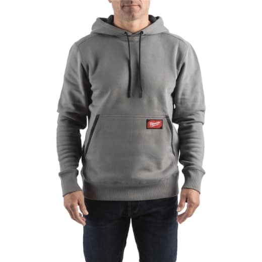 MILWAUKEE leichter Arbeits-Kapuzen-Pullover grau WHMWGR-L