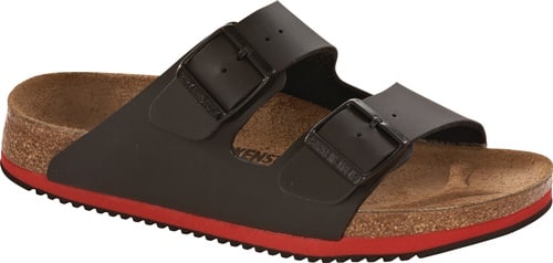 BIRKENSTOCK Sandale Arizona Super Grip Gr.43 schwarz Birko Flor DIN EN ISO 20347 BIRKENSTOCK