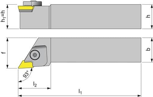 Klemmdrehhalter Außendrehen TECWERK