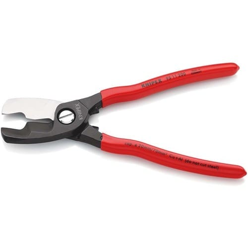 KNIPEX Kabelschere L.200mm Ku.-Überzug KNIPEX