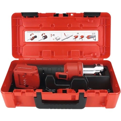 ROTHENBERGER Hybrid-Pressmaschine ROMAX NANO 32 kN 0-108mm Pressbacke iJAW TH 16,20,26mm,Akku