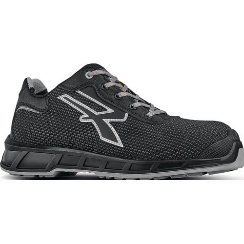 U.POWER Sicherheitshalbschuh Jackson Gr.44 W.11 schwarz/grau S3S CI FO SR ESD