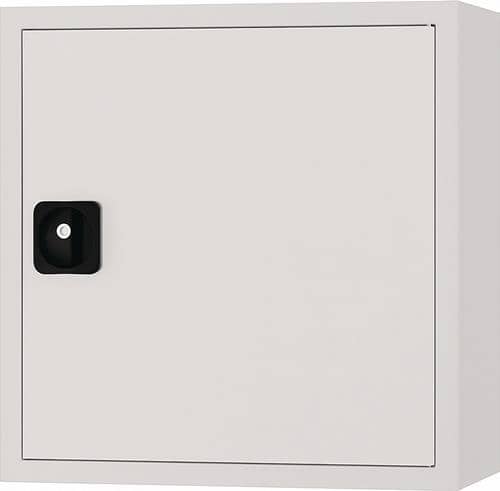 BEDRUNKA+HIRTH Hängeschrank H600xB600xT200mm Vollblechtür lichtgrau/lichtgrau