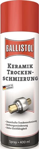 BALLISTOL Keramik-Trockenschmierung 400ml farblos,klar Spraydose BALLISTOL