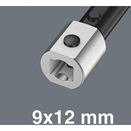 WERA Einsteckmaulschlüssel 7870 Joker S SW 10-13mm 9x12mm WERA