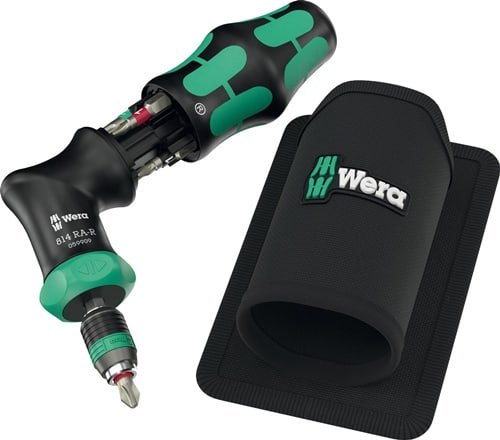 WERA Magazinbithalter Kraftform Kompakt Pistol RA-R 1 7-tlg.BZT PH/PZ/TORX® WERA
