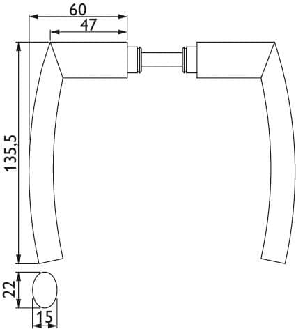 HERMAT Ganzglastürschloss-Set BARI 6141/6325/1807/HZSZ, Edelstahl