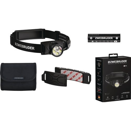 ZWEIBRÜDER LED-Stirnleuchte ZB7H 3,6V 5000 mAh Li-Ion 2000 mAh ZWEIBRÜDER