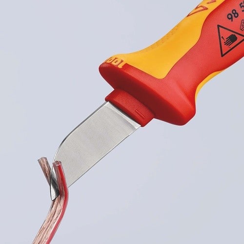 KNIPEX Kabelmesser L.190mm Klingen-L.50mm VDE67g Mehrkomponentengriff KNIPEX