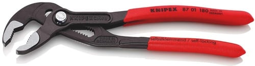 KNIPEX Wasserpumpenzange Cobra® L.180mm Spann-W.36mm pol.Ku.-Überzug KNIPEX