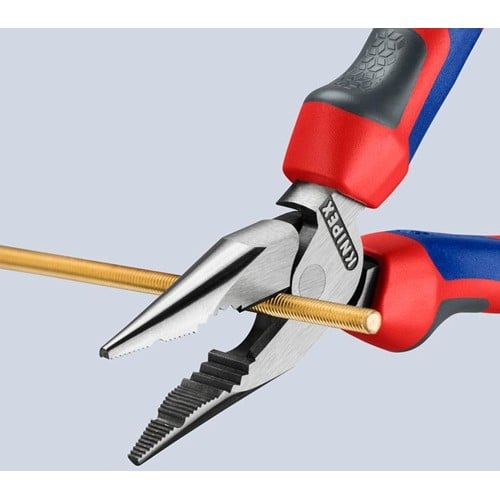 KNIPEX Spitzkombizange L.145mm pol.Comfort-Griff schwarz atram.KNIPEX