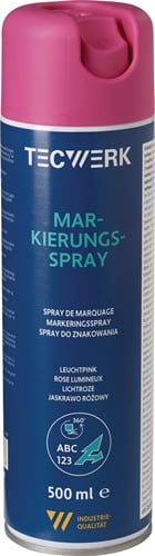 TECWERK Markierungsspray leuchtpink 500ml Spraydose TECWERK